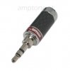Jack plug 3,5mm stereo vitalco carbon